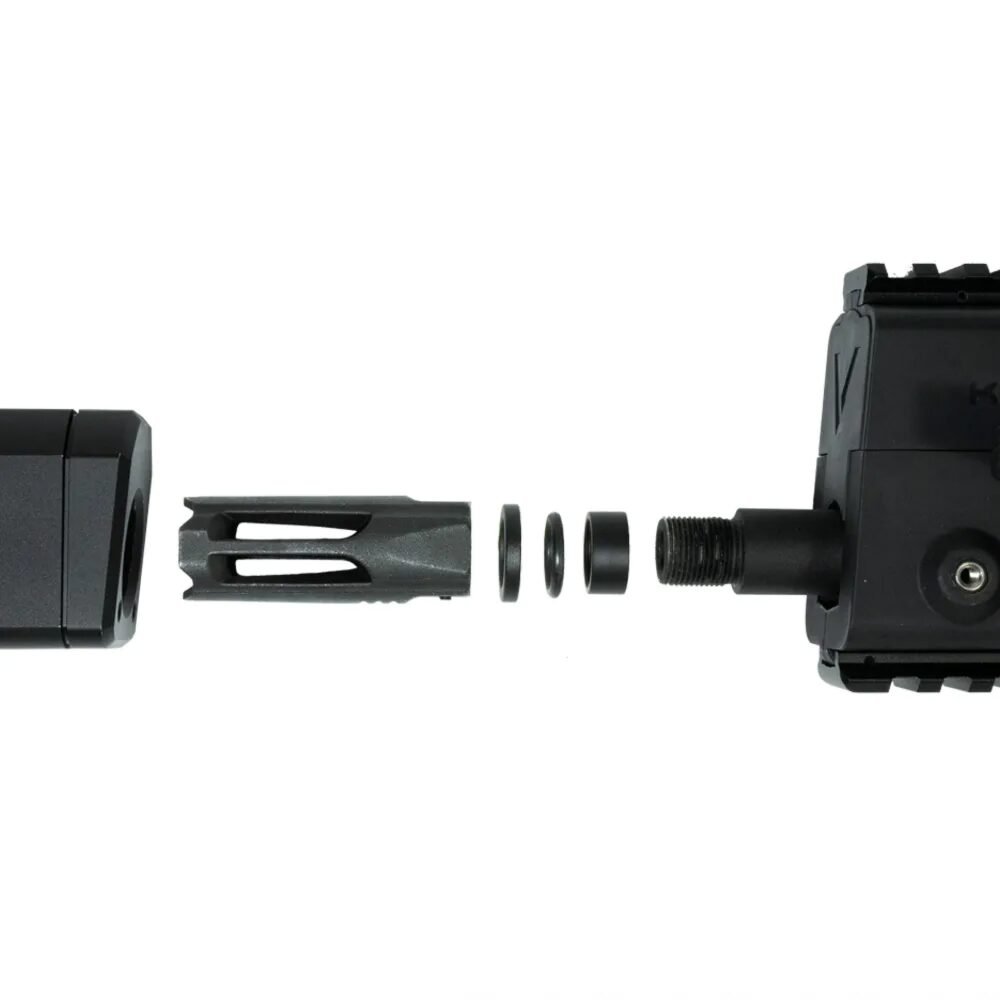 AceTech KRYTAC KRISS VECTOR / THOR Steel Flash Hider, 14 mm CCW