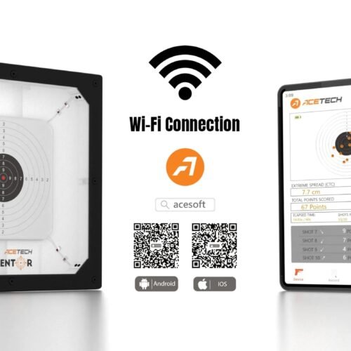 AceTech ALIGNMENTOR Electronic Smart Airsoft Target (40 × 40 cm)