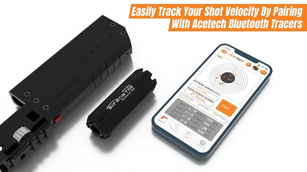 AceTech ALIGNMENTOR Electronic Smart Airsoft Target (40 × 40 cm)
