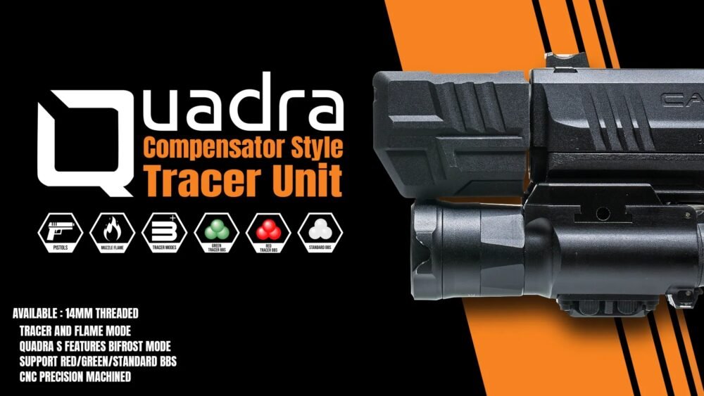AceTech QUADRA Tracer Unit Compensator – Black