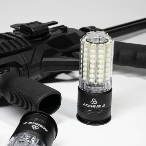 AceTech AceHive 2 40mm Gas Grenade, 80 BBs – Black