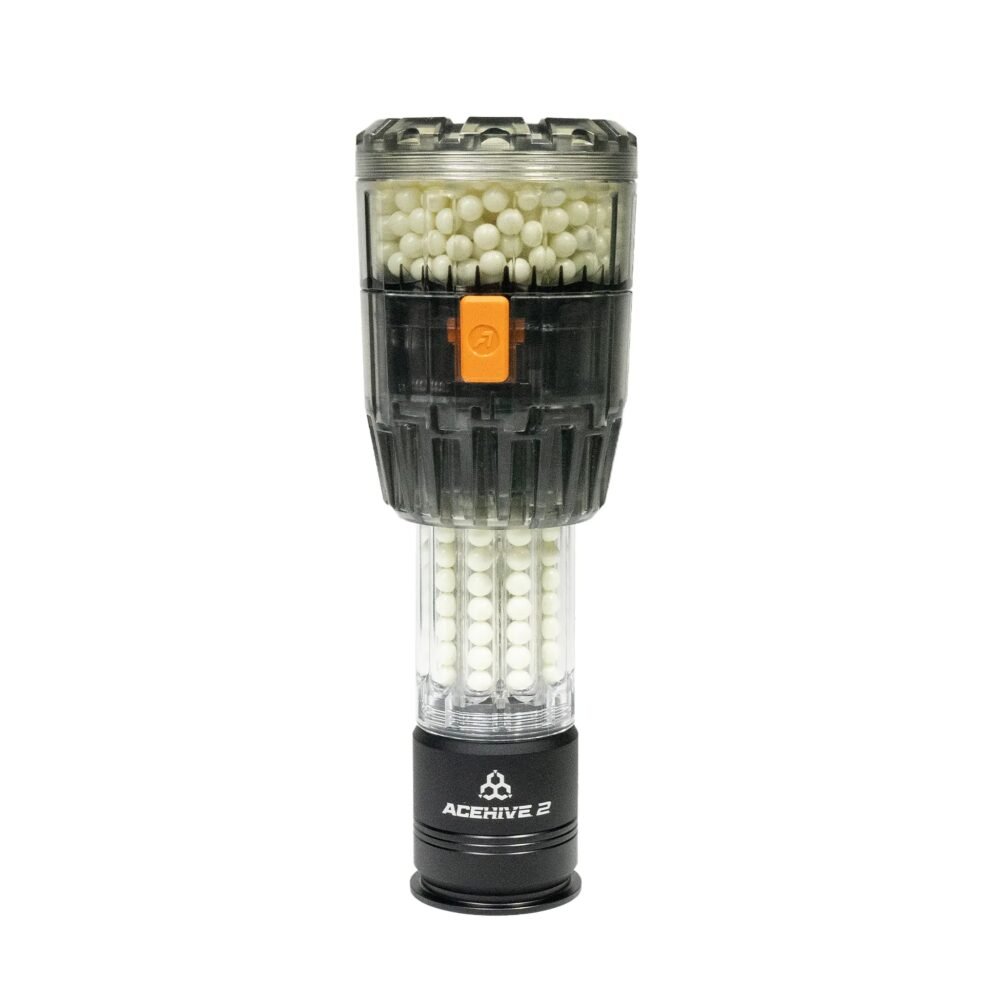 AceTech STARTER PACK 2 plus 1 Set of 40mm AceHive 2 Grenades and Spawner – Black