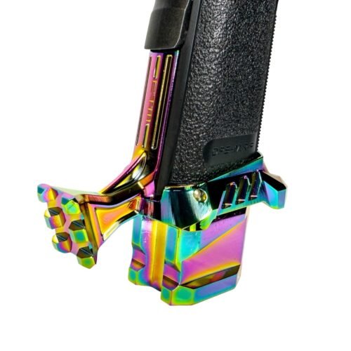 CTM CNC Hi-Capa UnderMount RIS Rail Stock Adapter – Electroplated Rainbow