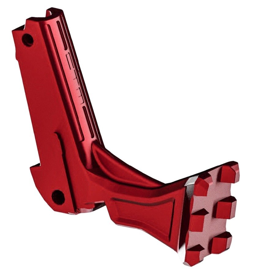 CTM CNC Hi-Capa UnderMount RIS Rail Stock Adapter – Red