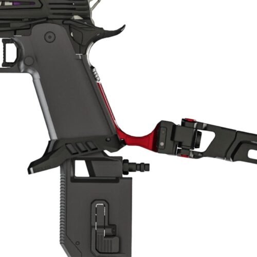 CTM CNC Hi-Capa UnderMount RIS Rail Stock Adapter – Red