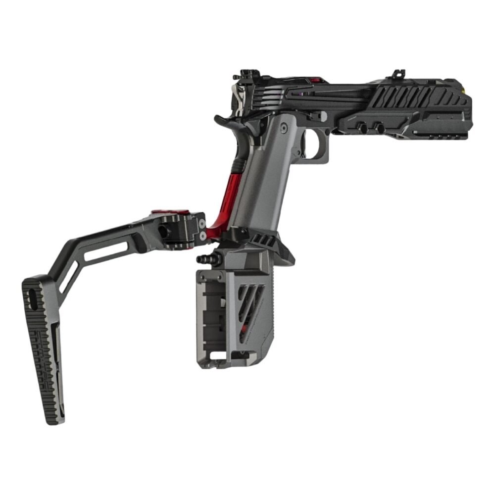 CTM CNC Hi-Capa UnderMount RIS Rail Stock Adapter – Red