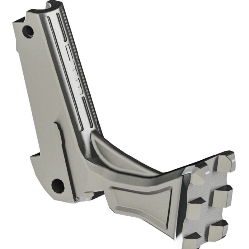 CTM CNC Hi-Capa UnderMount RIS Rail Stock Adapter – Silver