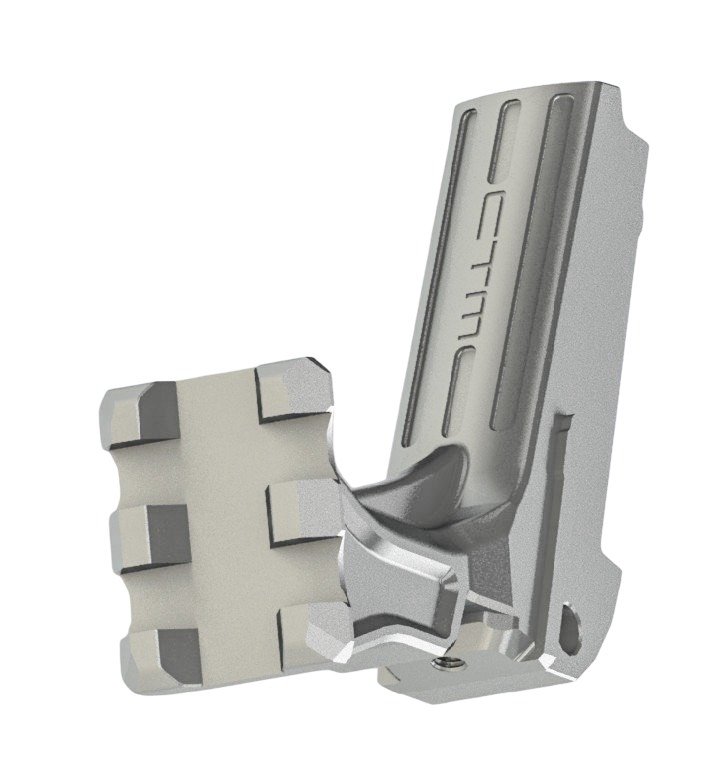 CTM CNC Hi-Capa UnderMount RIS Rail Stock Adapter – Silver
