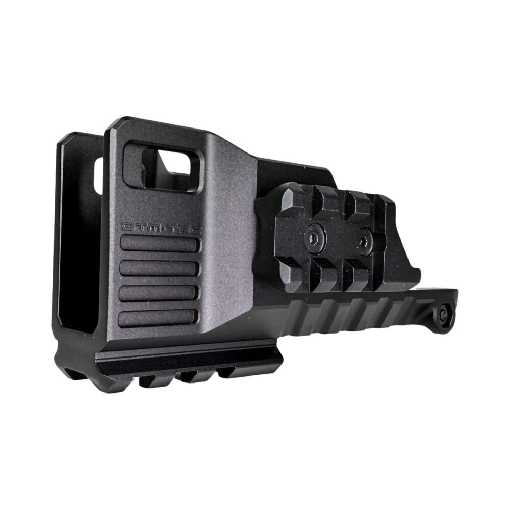 CTM AAP-01 M4XIMUS Kit CNC Extended Rail Blast Shield – Black