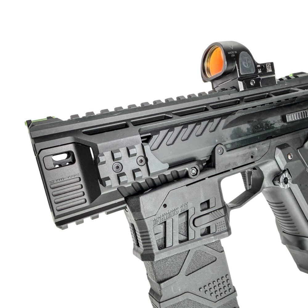 CTM AAP-01 M4XIMUS Kit CNC Extended Rail Blast Shield – Silver