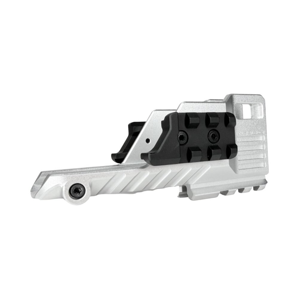 CTM AAP-01 M4XIMUS Kit CNC Extended Rail Blast Shield – Silver