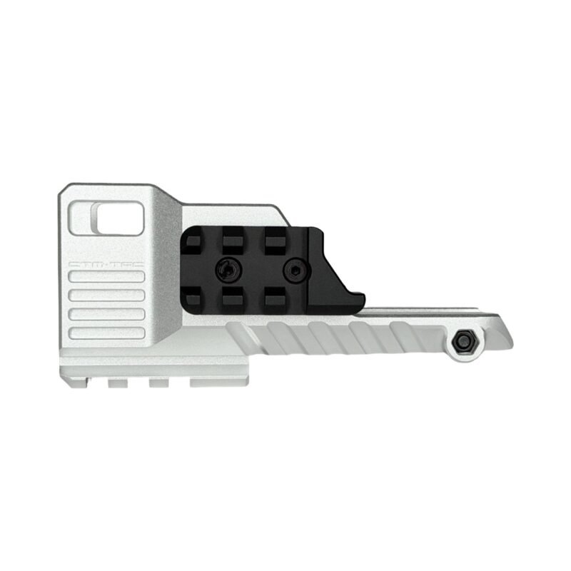 CTM AAP-01 M4XIMUS Kit CNC Extended Rail Blast Shield – Silver
