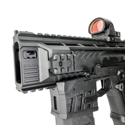 CTM AAP-01 M4XIMUS Kit CNC Extended Rail Blast Shield – Silver