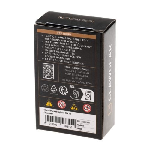 CLAWGEAR Storm Mk.III Pocket Lighter – Black