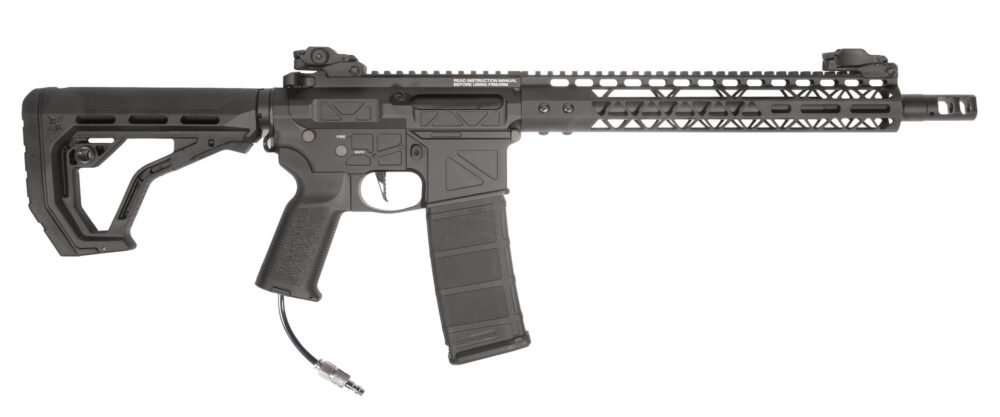 Delta Armory GP FREYA R15 SKELETON 13" HPA Pulsar D, TITAN II – Black