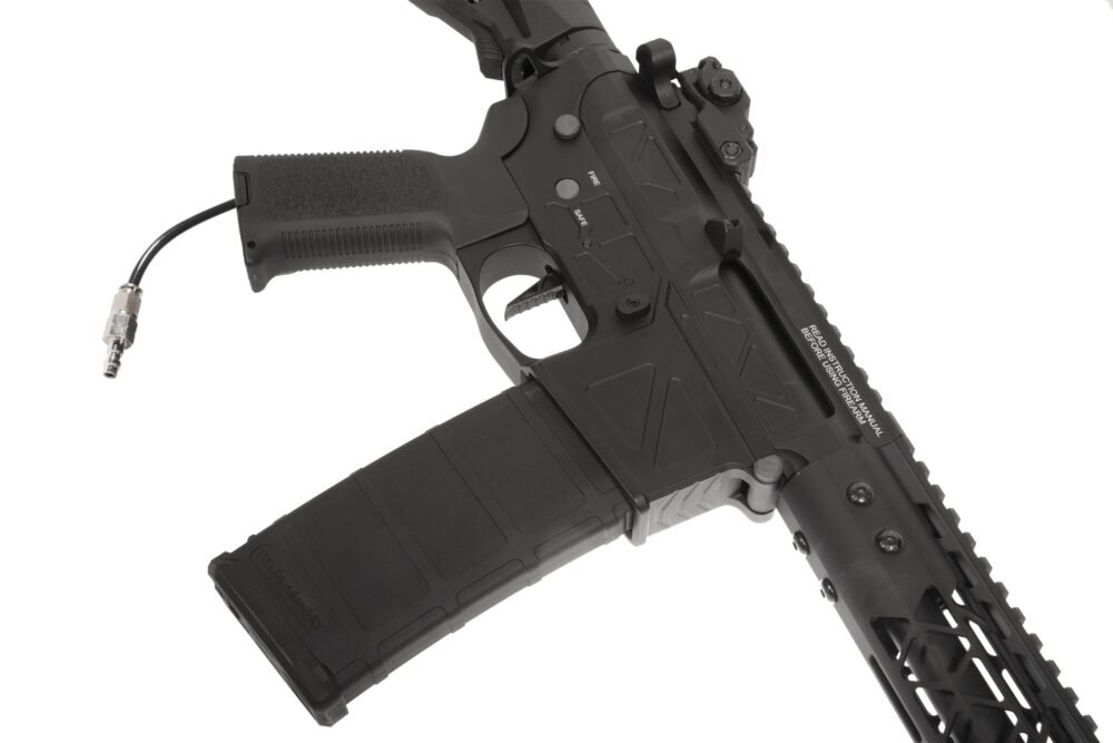 Delta Armory GP FREYA R15 SKELETON 13" HPA Pulsar D, TITAN II – Black