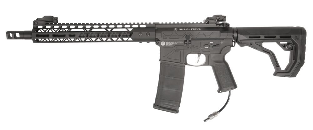 Delta Armory GP FREYA R15 SKELETON 13" HPA Pulsar D, TITAN II – Black