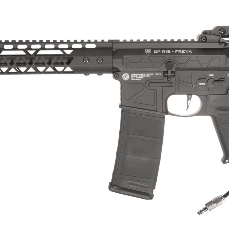 Delta Armory GP FREYA R15 SKELETON 13" HPA Pulsar D, TITAN II – Black