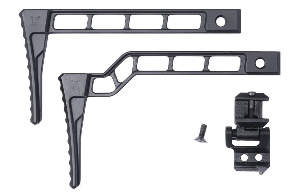 Delta Armory STRIBOG MINIMALIST Folding RIS Stock (2 Pcs) – Black