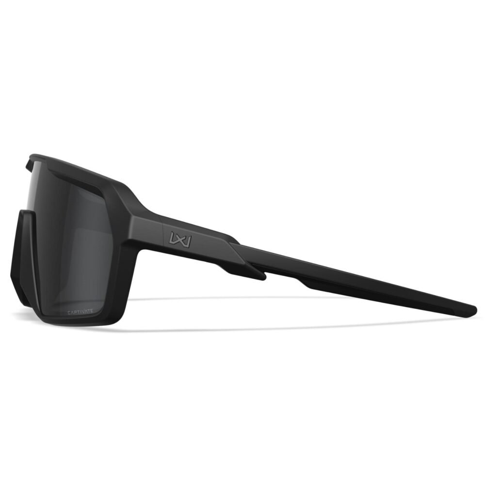 WILEY X CITADEL CAPTIVATE(TM) Shooting Glasses (Smoke Lens) – Black