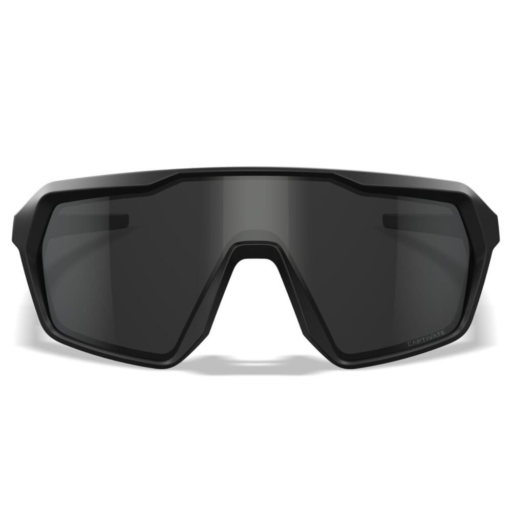 WILEY X CITADEL CAPTIVATE(TM) Shooting Glasses (Smoke Lens) – Black