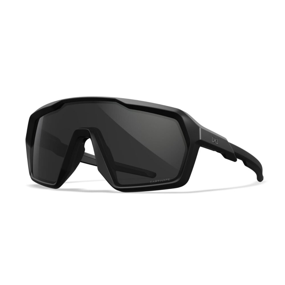 WILEY X CITADEL CAPTIVATE(TM) Shooting Glasses (Smoke Lens) – Black