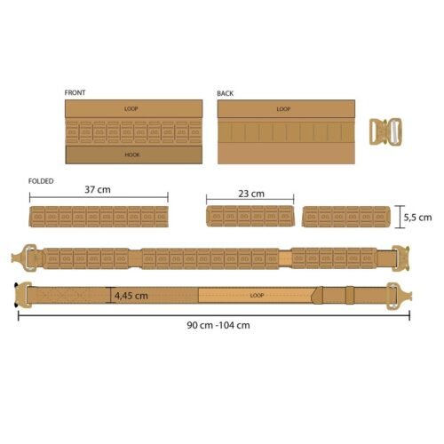 Novritsch MINIMAL Tactical MOLLE Belt – ACP