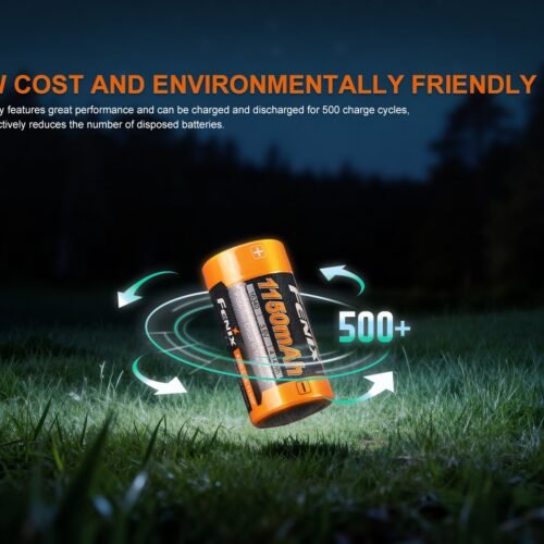 FENIX Rechargeable Li-ion Battery RCR123A 3.6V - 1150 mAh