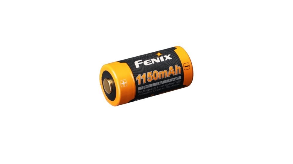 FENIX Rechargeable Li-ion Battery RCR123A 3.6V - 1150 mAh