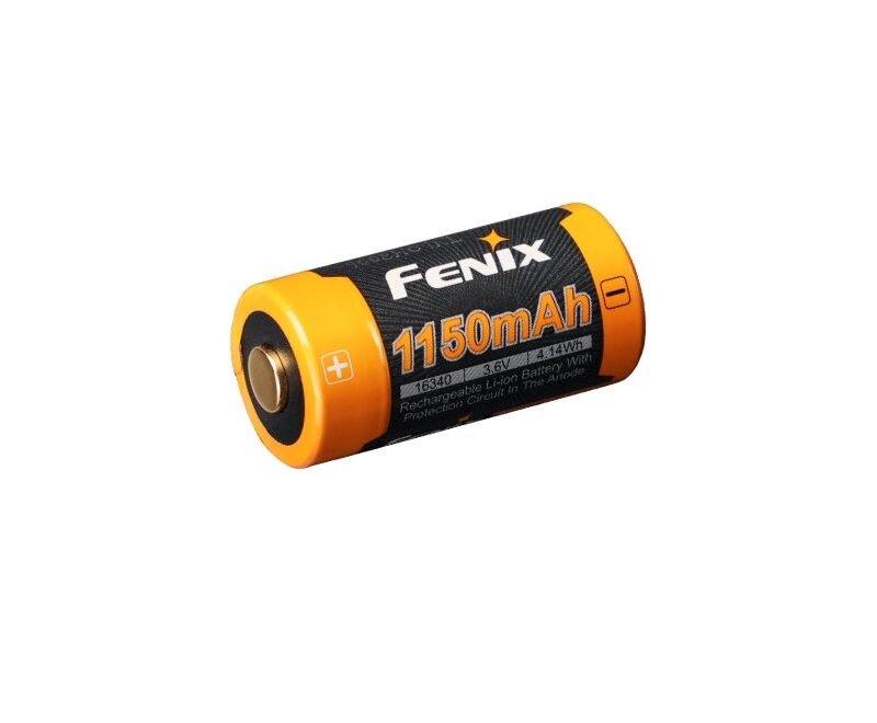 FENIX Rechargeable Li-ion Battery RCR123A 3.6V - 1150 mAh
