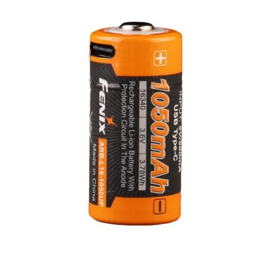 FENIX Rechargeable USB-C Battery RCR123A 3.6V - 1050 mAh