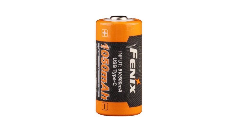 FENIX Rechargeable USB-C Battery RCR123A 3.6V - 1050 mAh