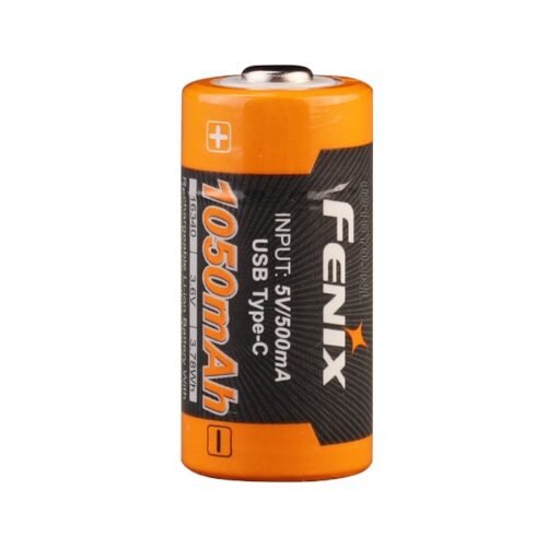 FENIX Rechargeable USB-C Battery RCR123A 3.6V - 1050 mAh