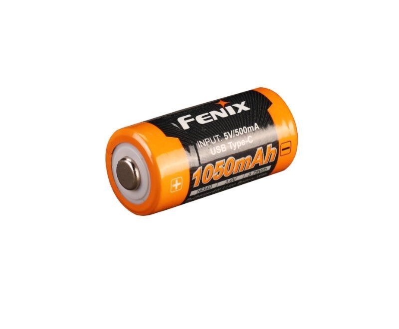 FENIX Rechargeable USB-C Battery RCR123A 3.6V - 1050 mAh