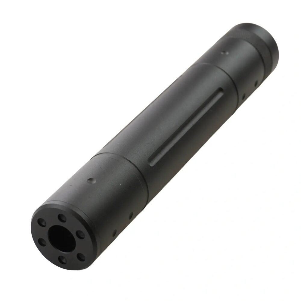 EPeS Sound Suppressor 32 × 195 mm with Inserts, Grooves – Black