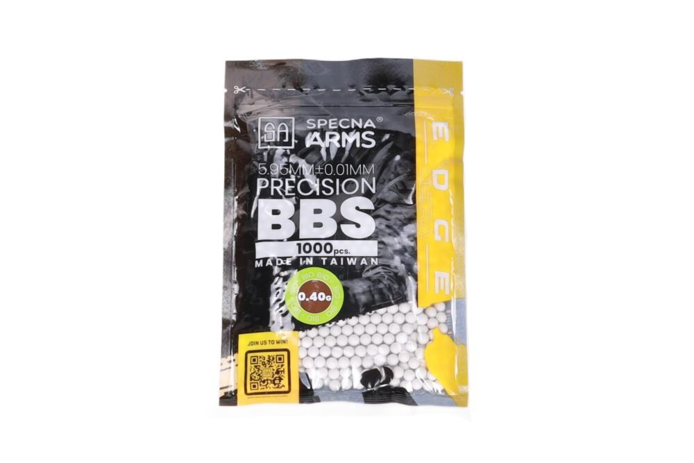 SA EDGE ULTRA(TM) BIO Pellets 0.40g, 1000 BBs (Bag) – White