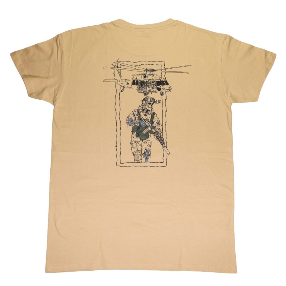 ANAREUS SKELETON OPERATOR 25 T-shirt – Black