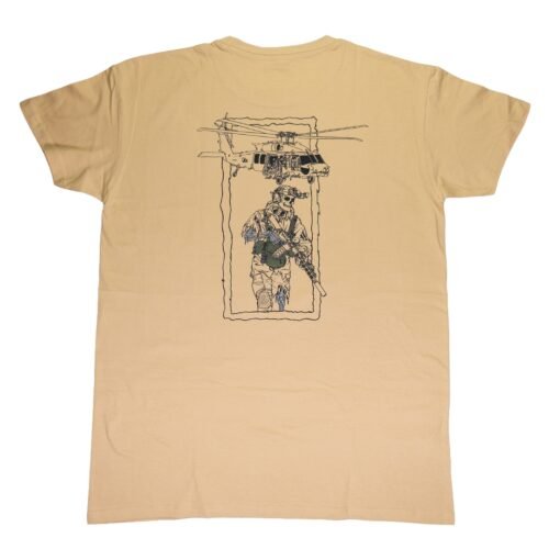 ANAREUS SKELETON OPERATOR 25 T-shirt – Black