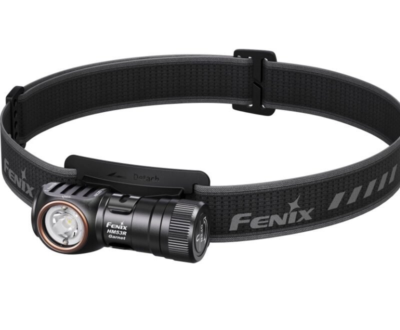 FENIX HM53R Garnet Rechargeable Headlamp – Black