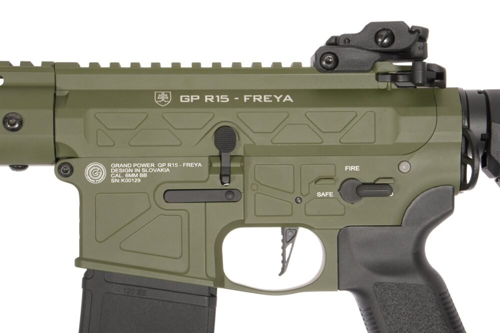 Delta Armory GP FREYA R15 Skeleton M-LOK 13" Gen2 – Green