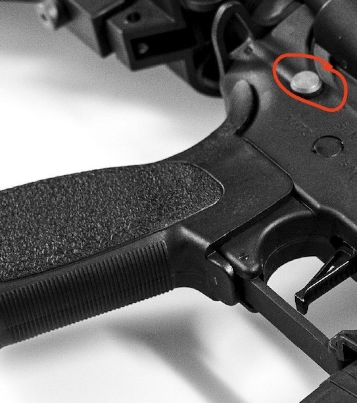Delta Armory M4 / AR15 Rear Receiver Pin – Grey
