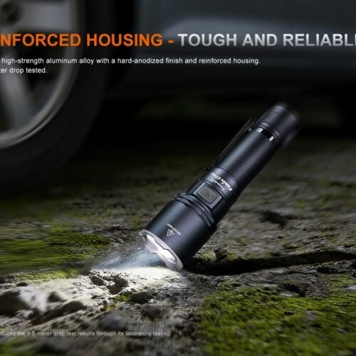 FENIX C7 PRO Rechargeable Flashlight 4600 LM – Black