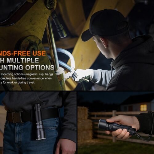 FENIX C7 PRO Rechargeable Flashlight 4600 LM – Black