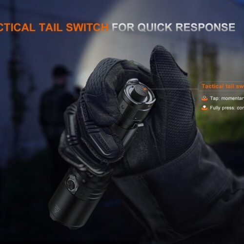 82240 FENIX TK15R Rechargeable LED Flashlight 3200 LM – Black