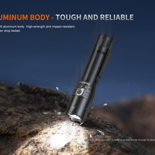 82245 FENIX TK15R Rechargeable LED Flashlight 3200 LM – Black