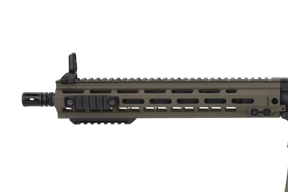 SA M4 URG-I M-LOK 14" (SA-P30 PRIME(TM) BLDC(TM) ASTER II) – Black / Green