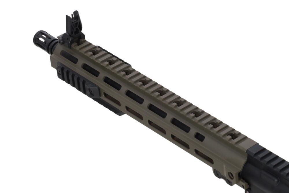 SA M4 URG-I M-LOK 14" (SA-P30 PRIME(TM) BLDC(TM) ASTER II) – Black / Green