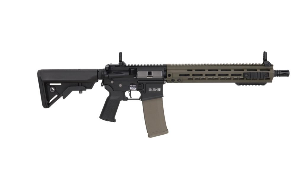 SA M4 URG-I M-LOK 14" (SA-P30 PRIME(TM) BLDC(TM) ASTER II) – Black / Green
