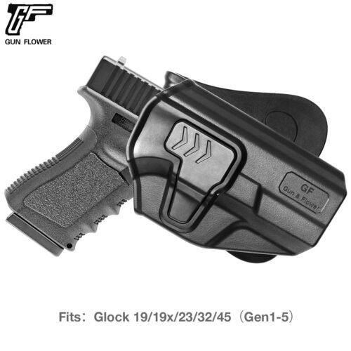 82763 G a F OWB Holster Glock Compact (19 / 23 / 32), Right-Handed – Black