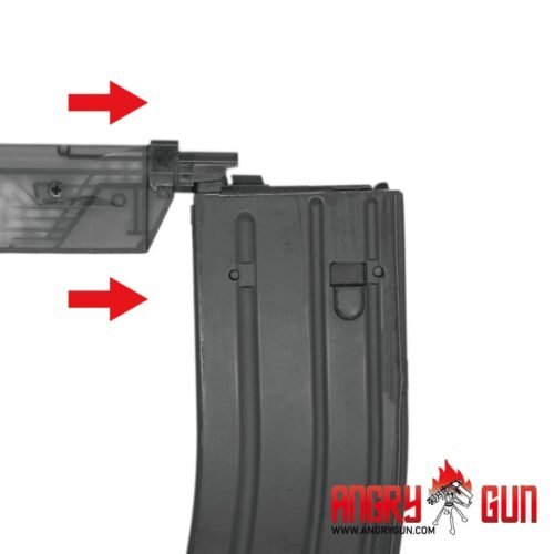 82824 Angry Gun Tokyo Marui MWS / EMG Lancer V2 Reinforced Magazine Feed Lip – Black